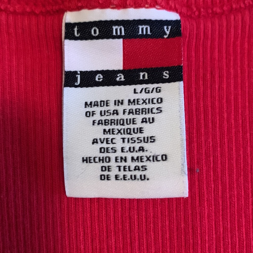 Tommy Hilfiger Ribbed Tank Top • Size Large - Picture 4 of 10